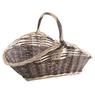 Willow log baskets with handle