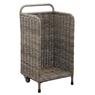 Pulut rattan log trolley