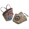 Rush bag with Peace design