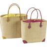 Palm leaf shopping bags