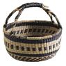 Stained rush bolga basket