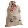 Jute Christmas gift bag