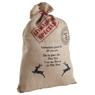 Jute Christmas gift bag