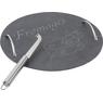 Slate cheese tray with handles and knife