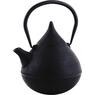 Black color cast iron teapot 1.1l