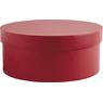 Red imitation leather boxes