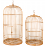 Cages en bambou naturel