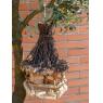 Birch wood bird table
