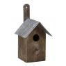Wood and zinc bird house