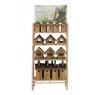 Pinewood display stand with bird houses