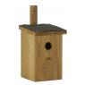 Pine wood birds house with bitumen roof