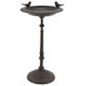 Cast iron bird tables