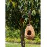 Straw and coconut nesting box for hanging