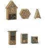 Set of 62 bug houses