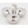 Aluminium small bowls - Deer design