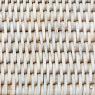 White painted rattan banneton