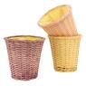 Split willow waste paper basket
