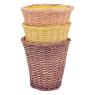 Split willow waste paper basket