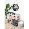 Rattan waste paper basket