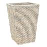 Rattan waste paper basket