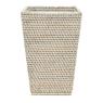 Rattan waste paper basket