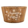 Round pine basket