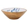 Round basket in mango