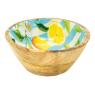 Small sauce bowl in mango and resin