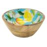 Small sauce bowl in mango and resin