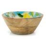 Small sauce bowl in mango and resin