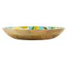 Basket in mango and resin
