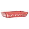 Foldable cardboard basket