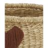 Boites rondes en jonc naturel