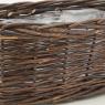 Baskets in unpeeled willow