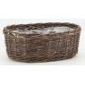 Baskets in unpeeled willow