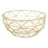 Gold metal fruit basket