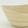 Oval bamboo basket