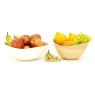 Oval bamboo basket