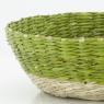 Baskets in natural and stained rush