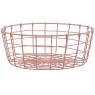 Pink metal basket