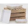 Cardboard rectangular basket