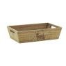 Pine wod basket - Deers