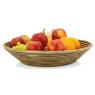 Round rattan basket
