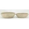 Set of 2 seagrass baskets 