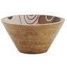 Mango wood and resin salad bowl