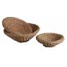 Round seagrass baskets
