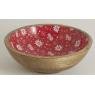 Mango wood and resin basket