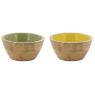 Mango wood and resin bowl