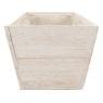 Corbeille rectangle en bois laqué Joyeuses Fêtes