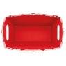 Rectangular cardoard basket Heart